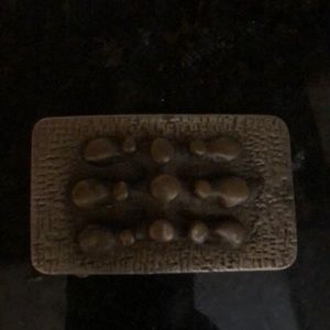 Vertebrae Raised Belt Buckle